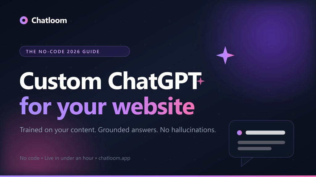如何为你的网站打造专属 ChatGPT（2026 无代码指南）